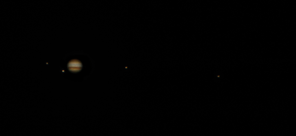 Jupiter and its Galilean satellites