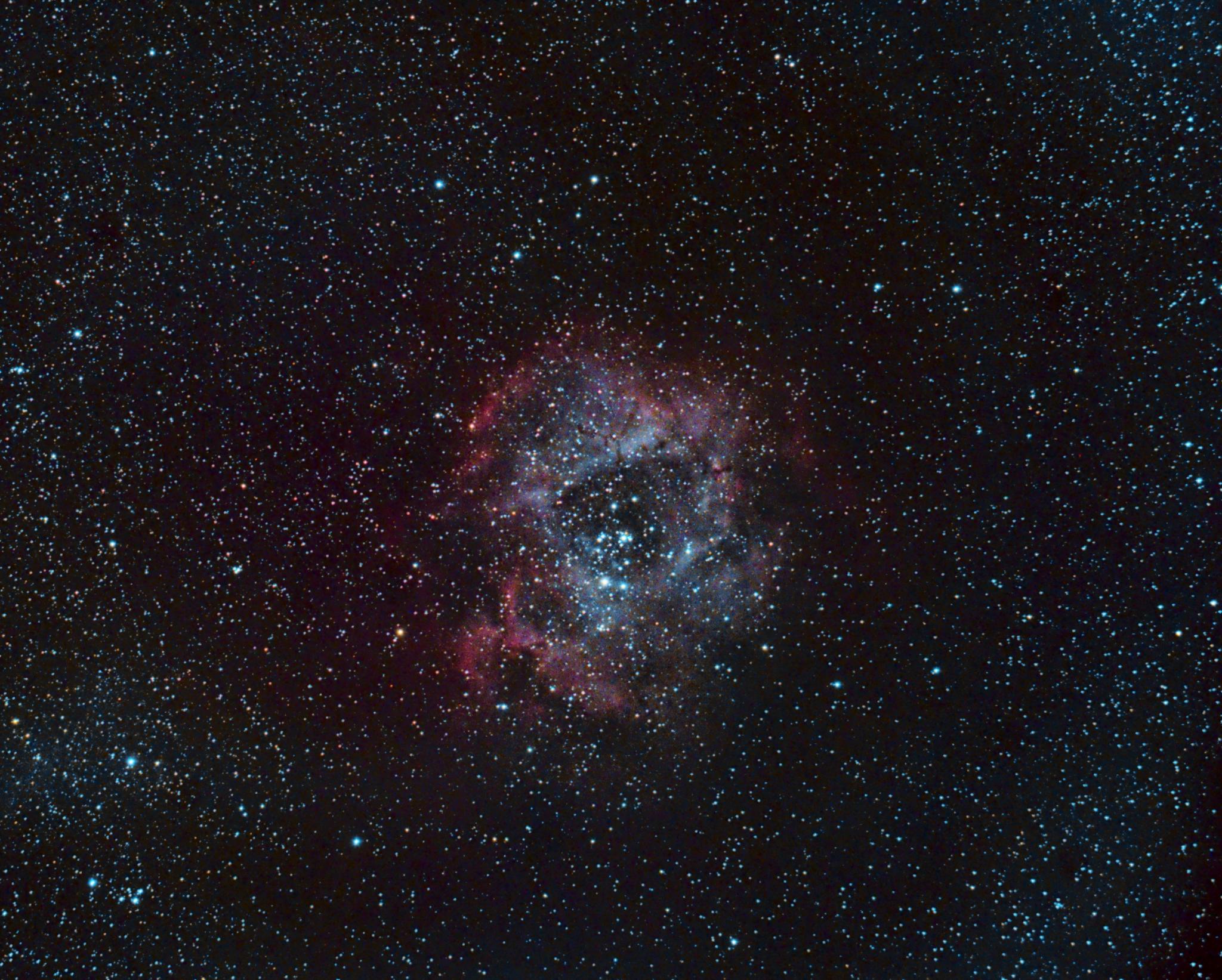 Reprocessed Rosette Nebula.